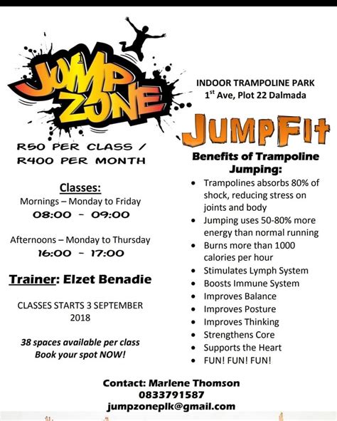 Jump Zone Prices